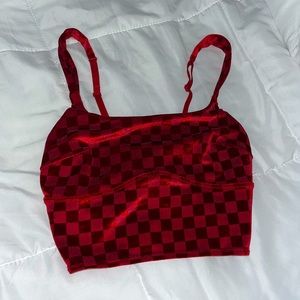 Target Colsie Checkered Crop Top